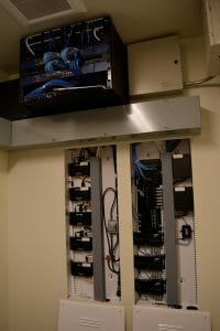 structured wiring for home theater in a utah house