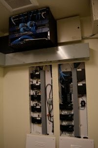 structured wiring for home theater in a utah house