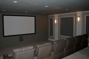 gray leather movie seating
