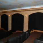Custom in-home movie theater
