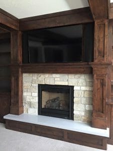 custom tv installation by reeds built in