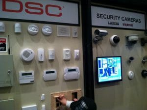 Utah home security system showroom | Reed's Built-Ins